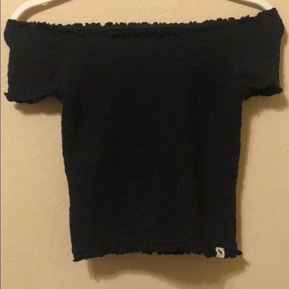 black off the shoulder top